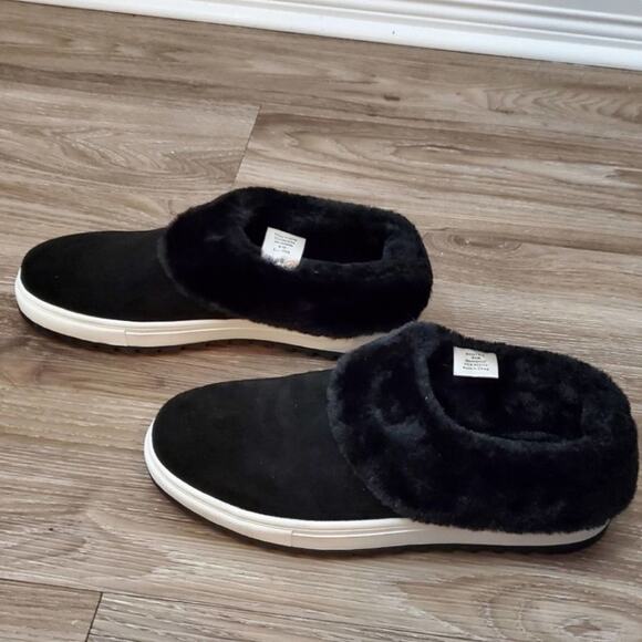 Blondo Waterproof faux fur trimmed suede leather loafers sneakers size 9… - Picture 7 of 8